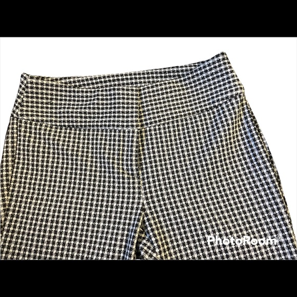 Alfani Pants - ALFANI BLACK & WHITE GINGHAM PANTS